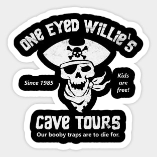 Goonies One Eyed Willie's Cave Tours Sticker